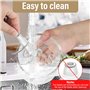 Mini Hachoir Électrique 350ml Hachoir Rechargeable USB Mini Hachoir Oignon pour Oignon Ail Viande Légumes etc Mini Hachoir Alime