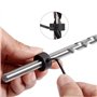 8 Pieces Colliers de Butée de Profondeur, Butées de Profondeur de Foret, Anneau de Positionnement Des Butées De Forage avec Clé 