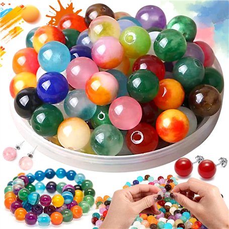 Srup 100 Pcs Perle Pierre Naturelle