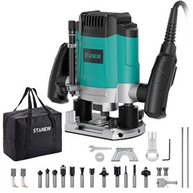Défonceuse Verticale Electrique 1200 W 16000-30000 RPM STANEW