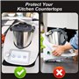 DAGORD Tapis Coulissant pour Robot de Cuisine Planche à Glisser Table Coulissante Accessoire pour Thermomix - Nouvelle Alternati