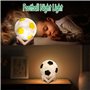 Kit Peinture Enfant Lampe de Football Foot Veilleuse de Peindre 3D Kit Materiel Dessin Bricolage Jouet Loisir Créatif avec Autoc