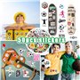 Kit Peinture Enfant Lampe de Football Foot Veilleuse de Peindre 3D Kit Materiel Dessin Bricolage Jouet Loisir Créatif avec Autoc