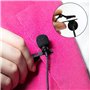 TRKETK 30 Pièces Kit de Remplacement de Microphone à Revers, 24 Pièces de Protection en Mousse pour Mini Casque 6 Pinces à Crava