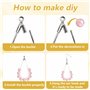 200 Pièces attache boucles d'oreilles，fermoir boucles d'oreilles kit boucle d'oreille a fabriquer Faire Soi-Même D'artisanat Lar