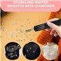 RCIDOS Applicateur De Strass Hotfix, Kit Applicateur De Strass Hotfix, Strass A Coller, Ensemble Avec 7 Embouts Applicateurs 3 B