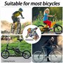 BNGXR Lot de 2 Garde-Boue de Vélo, Garde Boue VTT, Garde-Boue VTT Mudguard, Compatible Avant et arrière, Garde-Boue Avant Arrièr