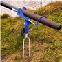 Aoreun 2 Pièces Repose Canne Supports de Canne à pêche en Acier Inoxydable Réglable à 360°, Porte Canne à Pêche Détachable Porte