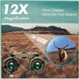 Jumelles 12 x 25 pour Adultes HD Mini Jumelles Compactes avec Sac de Rangement pour Observation des Oiseaux Voyage Chasse Concer