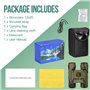 Jumelles 12 x 25 pour Adultes HD Mini Jumelles Compactes avec Sac de Rangement pour Observation des Oiseaux Voyage Chasse Concer