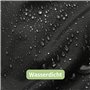 Ciusdkler Rideau Douche 180x200, Rideaux de Douche Robuste, Tissu de Rideau Baignoire Lavable, Gris Foncé