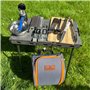 Ensemble de vaisselle de camping pour 6 personnes – Batterie de cuisine d'extérieur complète avec couverts, assiettes, gobelets,