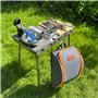 Ensemble de vaisselle de camping pour 6 personnes – Batterie de cuisine d'extérieur complète avec couverts, assiettes, gobelets,