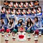 accessoires de fête d'anniversaire comprenant une bannière Happy Birthday