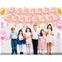 Ballet Anniversaire Party Accessoires Ballerine Party Décoration avec Ballet Happy Birthday Bannière Ballerine Spirals Gâteau Cu