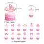 Ballet Anniversaire Party Accessoires Ballerine Party Décoration avec Ballet Happy Birthday Bannière Ballerine Spirals Gâteau Cu