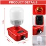 Lampe sans fil pour batterie Einhell 18 V - Lampe de travail 12 W avec ampoules E27 réglables 150-1300 lm - Projecteur de travai