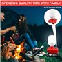 Lampe sans fil pour batterie Einhell 18 V - Lampe de travail 12 W avec ampoules E27 réglables 150-1300 lm - Projecteur de travai