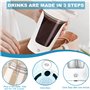 Shaker Électrique 450 ml : Mixeur Automatique de Protéines Rechargeable USB - Mélangeur Pour Shake Protéiné