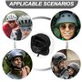 Lot de 2 Sacs pour Casque de Moto, Vélo et Ski - En Peluche, 47 x 43 cm, Avec Cordon de Serrage, Imperméable, Noir - Pour Basket