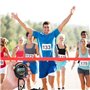 Pack de 4 chronomètres Sportifs numériques: chronomètre numérique avec sifflet en Acier Inoxydable,chronomètre numérique avec Gr