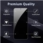 【2 pièces】Verre Trempé Protection Écran Anti-Espion pour Samsung Galaxy S22/S23，Film de Protection en Verre Trempé, Anti-Espion,