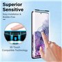 Ydiciv 3+3 Pièces Verre trempé Compatible avec Samsung Galaxy S20 Plus avec 3 Pièces Caméra Arrière Protecteur, 9H Dureté, Sans 