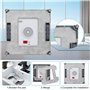 Lot de 12 chiffons de nettoyage pour Ecovacs Winbot W1/ W1 Pro/ W2 Omni/ W2, chiffons de nettoyage pour Robot nettoyeur de vitre
