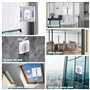 Lot de 12 chiffons de nettoyage pour Ecovacs Winbot W1/ W1 Pro/ W2 Omni/ W2, chiffons de nettoyage pour Robot nettoyeur de vitre