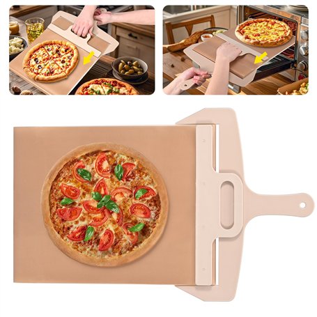 Pelle à pizza coulissante 58 x 30 cm avec poignée