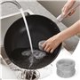 Lot de 4 anneaux détartrants, anneaux anti-calcaire en acier inoxydable, anneau anti calcaire, adaptés pour détartrer les bouill