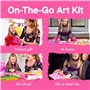 Mimtom Pochoirs pour Garçons et Filles | Ensemble de 51 Pochoirs pour Arts Plastiques avec plus de 270 Formes à Tracer pour Libé
