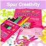 Mimtom Pochoirs pour Garçons et Filles | Ensemble de 51 Pochoirs pour Arts Plastiques avec plus de 270 Formes à Tracer pour Libé