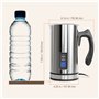 OZAVO Mousseur à Lait Electrique 500W 300 ML Chauffe Vite Mousse Froide ou Mousse Chaude avec Revêtement non-adhésif en Acier In