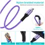 Cable USB C Charge Rapide, [1M+1M+2M] Chargeur Type C Câble USB A vers USB C pour Samsung Galaxy S25 S24 Ultra S23 FE S22 S21 A5