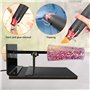 ZJRung Mini Décapeur Thermique Decapeur Therm pour Résine époxy avec Gaine Thermorétractable Petit Pistolet à Air Chaud pour DIY