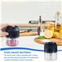 Coupe-oignons Coupe-légumes électrique : 350 ml Hachoir à oignons multifonction Ensemble de mandoline à légumes Hachoir à ail él