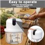 SPORWAY Hachoir à oignons électrique : 350 ml Hachoir à oignons rechargeable par USB, hachoir à ail Onion Chopper Cutter aliment