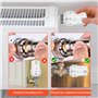 Lot de 2 têtes thermostatiques thermostatiques de radiateur Smart Valve de radiateur Tête de rechange : M30 x 1,5 Thermostat de 