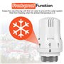 Lot de 2 têtes thermostatiques thermostatiques de radiateur Smart Valve de radiateur Tête de rechange : M30 x 1,5 Thermostat de 