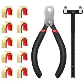 Leikurvo Tir à l'arc Points à cames en forme de T Arc carré Règle Set de cordes à l'arc Pince à point de came Accessoires pour a