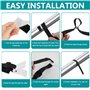 Aicharynic Lot de 8 bandes de fixation pour film solaire de piscine - Bandes de fixation et pinces - Enrouleur de piscine mobile