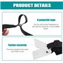 Aicharynic Lot de 8 bandes de fixation pour film solaire de piscine - Bandes de fixation et pinces - Enrouleur de piscine mobile