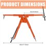 Carpenter - Crayon de précision - 25 cm - Pour le travail du bois - Boussole professionnelle - Outils de traçage de rayon réglab