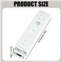 Télécommande Wii : manette de jeu manette Wii télécommande sans fil connexion capteur de mouvement manette de jeu de remplacemen