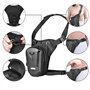 Sac de jambe pour homme et femme - Sac banane pour homme et femme - Multifonctionnel - Sangles de jambe amovibles - Pour la rand