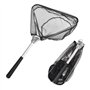 Aicharynic Épuisette de pêche télescopique de 50 cm avec filet de pêche pliable - Épuisette télescopique - Accessoire de pêche p