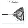 Aicharynic Épuisette de pêche télescopique de 50 cm avec filet de pêche pliable - Épuisette télescopique - Accessoire de pêche p