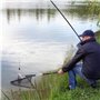Aicharynic Épuisette de pêche télescopique de 50 cm avec filet de pêche pliable - Épuisette télescopique - Accessoire de pêche p