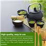 Molbory Lot de 3 fouets à matcha 100 dents - Fouet à matcha traditionnel - Cuillère traditionnelle - Thé vert - Poudre - Fouet j